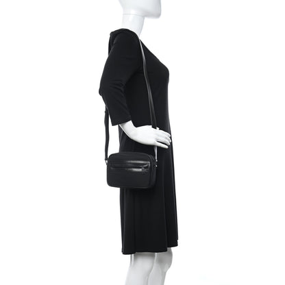 Saint Laurent Lambskin Nylon Small Camp Camera Bag Black 2 of 13