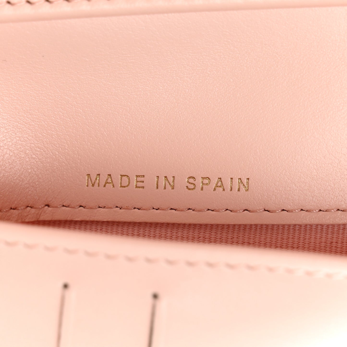 Caviar Quilted Medium Flap Wallet Light Pink