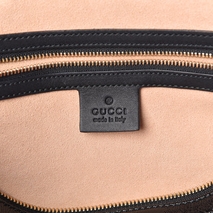 Gucci Suede Patent Web Medium Ophidia Boston Hibiscus Red Black 6 of 16