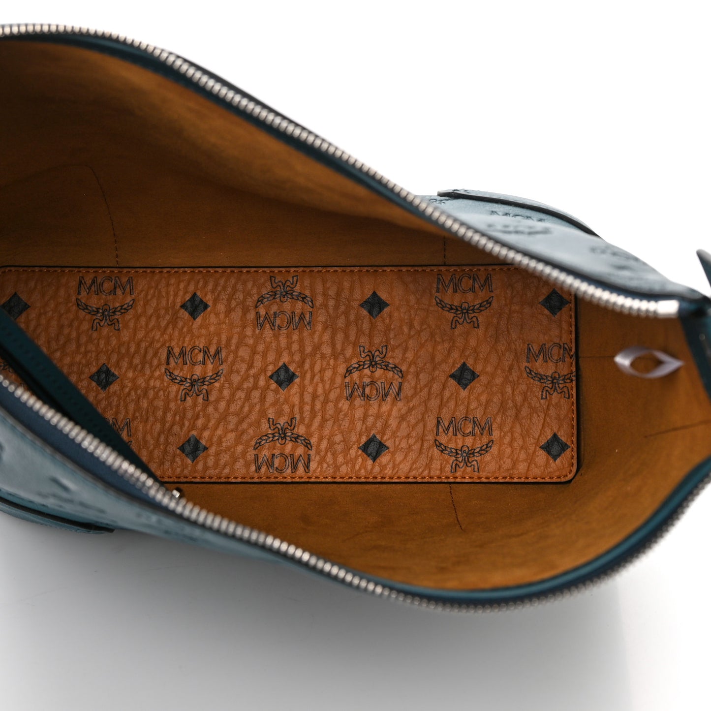 Calfskin Ottomar Monogram Medium Klara Hobo Blue