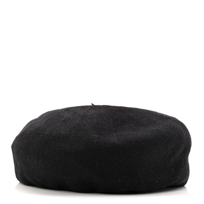 Christian Dior Technical Fabric Etoile Beret Black 4 of 8