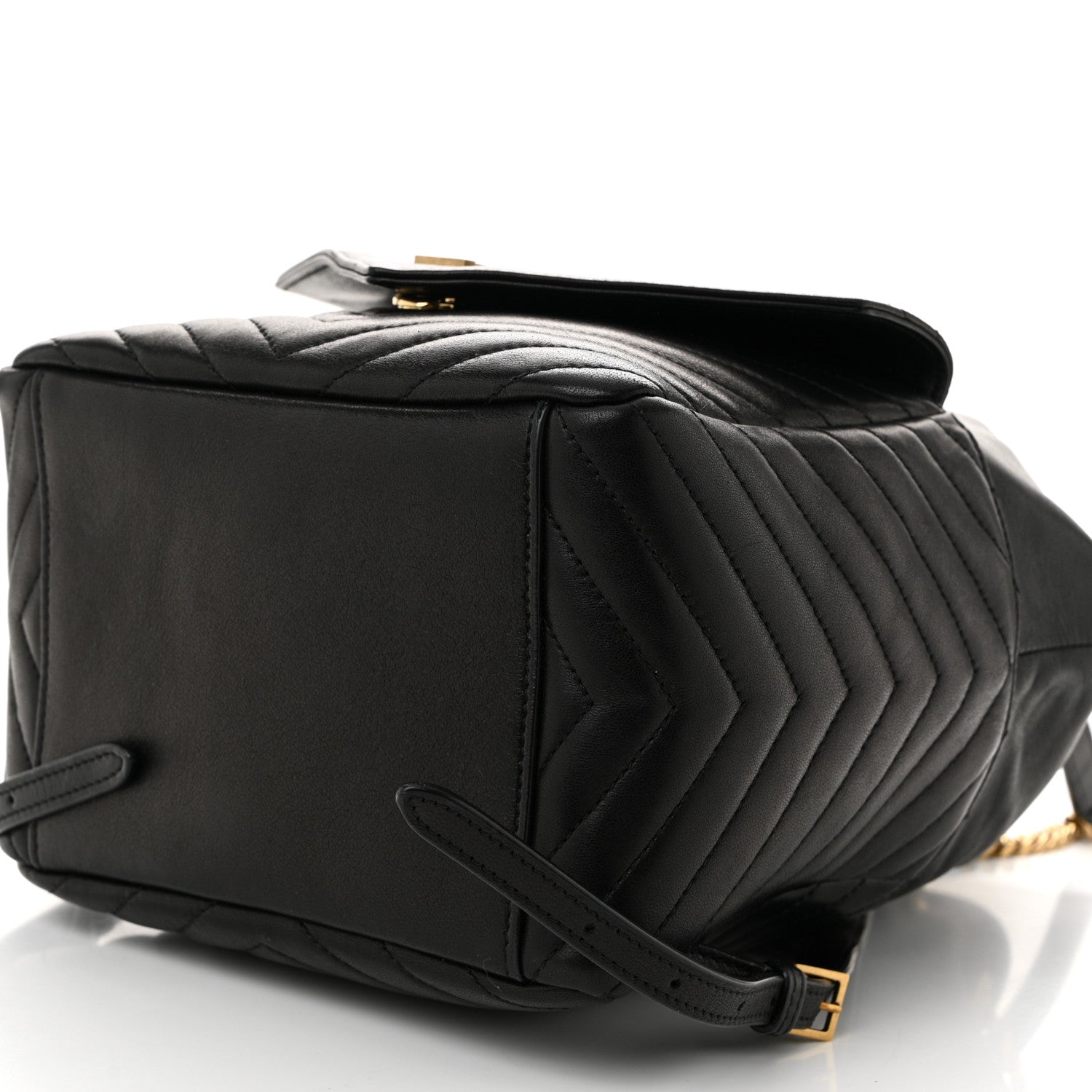 Saint Laurent Lambskin Matelasse Monogram Joe Backpack Black 10 of 10