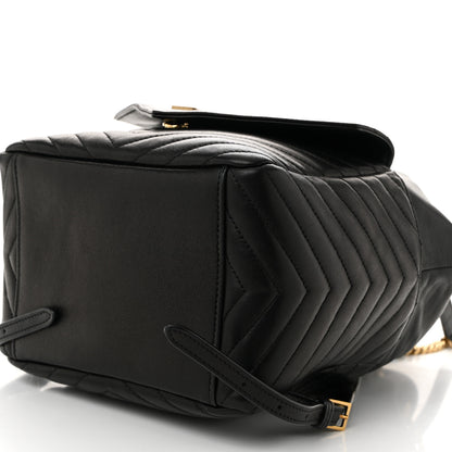 Saint Laurent Lambskin Matelasse Monogram Joe Backpack Black 10 of 10