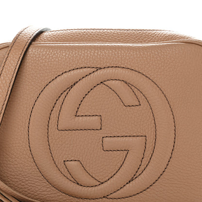 Gucci Pebbled Calfskin Small Soho Disco Bag Camelia 8 of 12