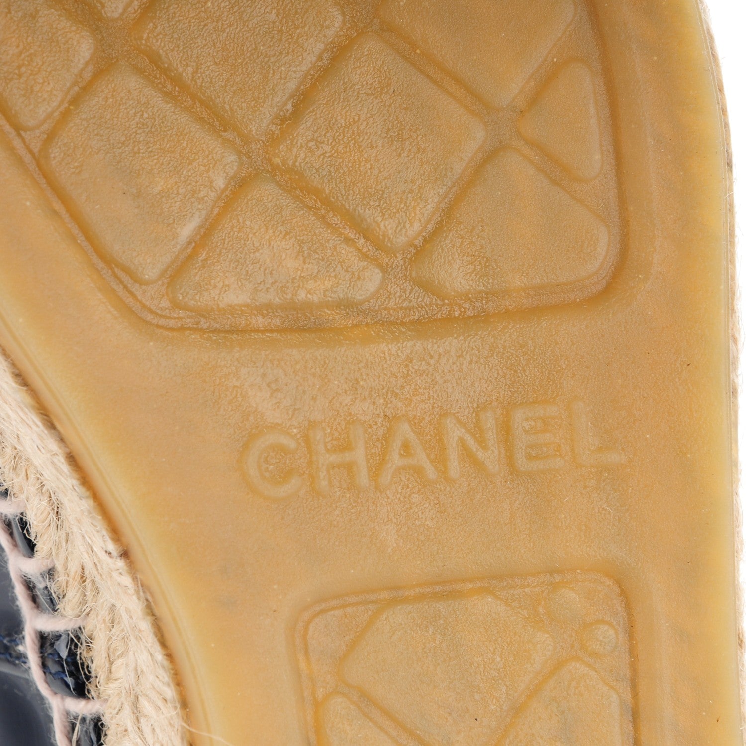 Chanel Patent CC Espadrilles 37 Navy 7 of 10