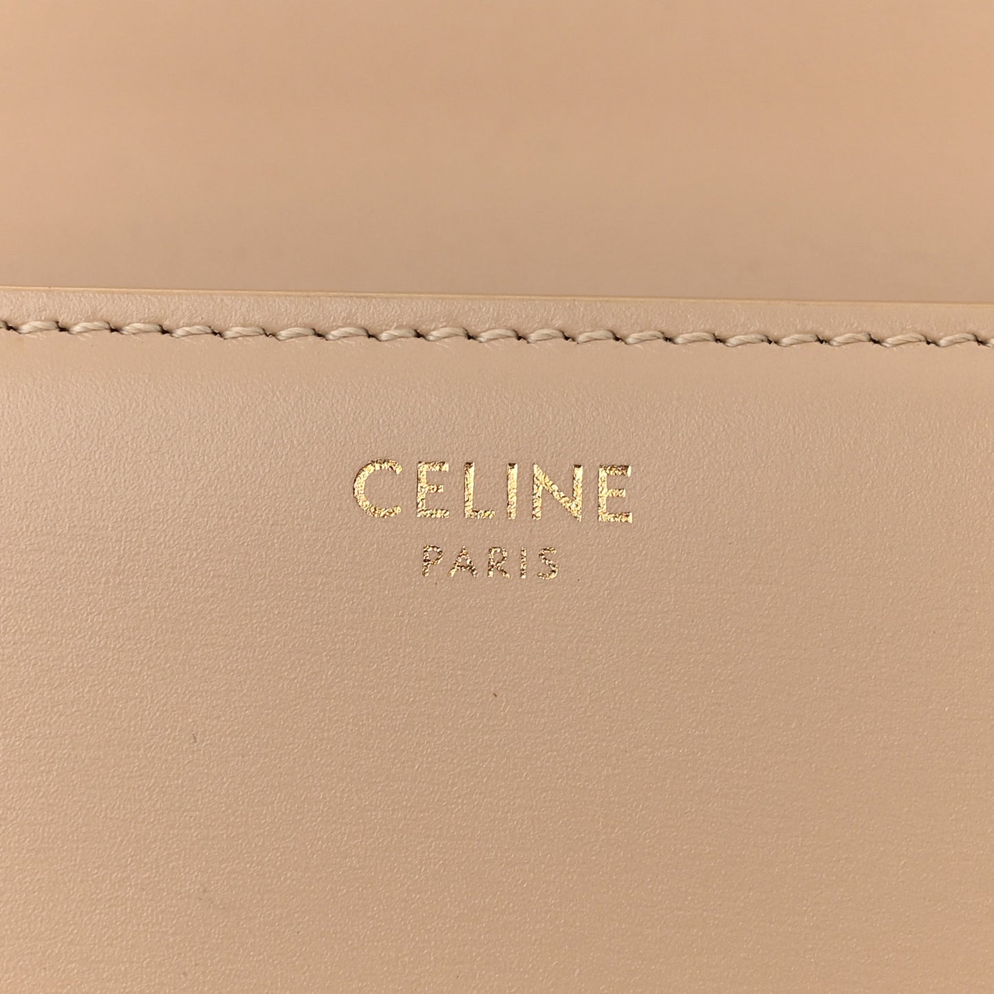 Shiny Calfskin Medium Triomphe Nude