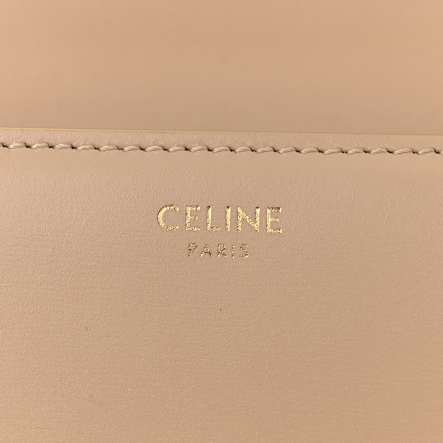 Celine Shiny Calfskin Medium Triomphe Nude 6 of 12
