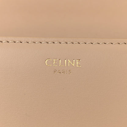 Celine Shiny Calfskin Medium Triomphe Nude 6 of 12