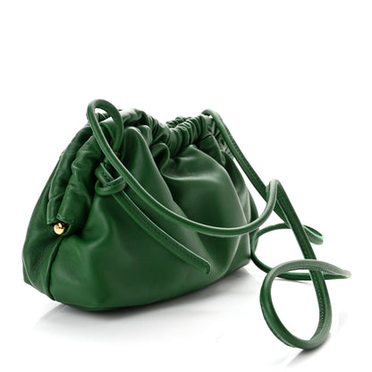Mansur Gavriel Lambskin Mini Cloud Clutch Green 3 of 9