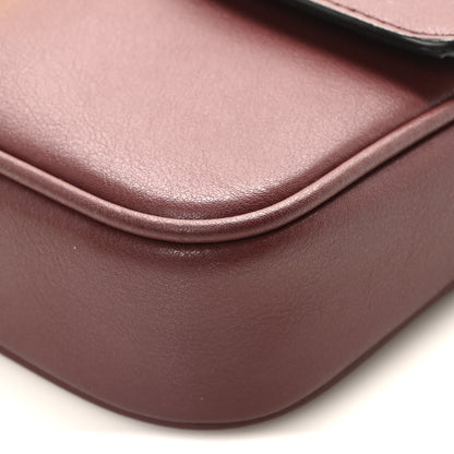 Marc Jacobs Calfskin The J Marc Shoulder Bag Burgundy 10 of 10