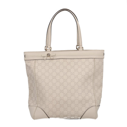 Gucci Guccissima Medium Mayfair Tote Off White 1 of 9