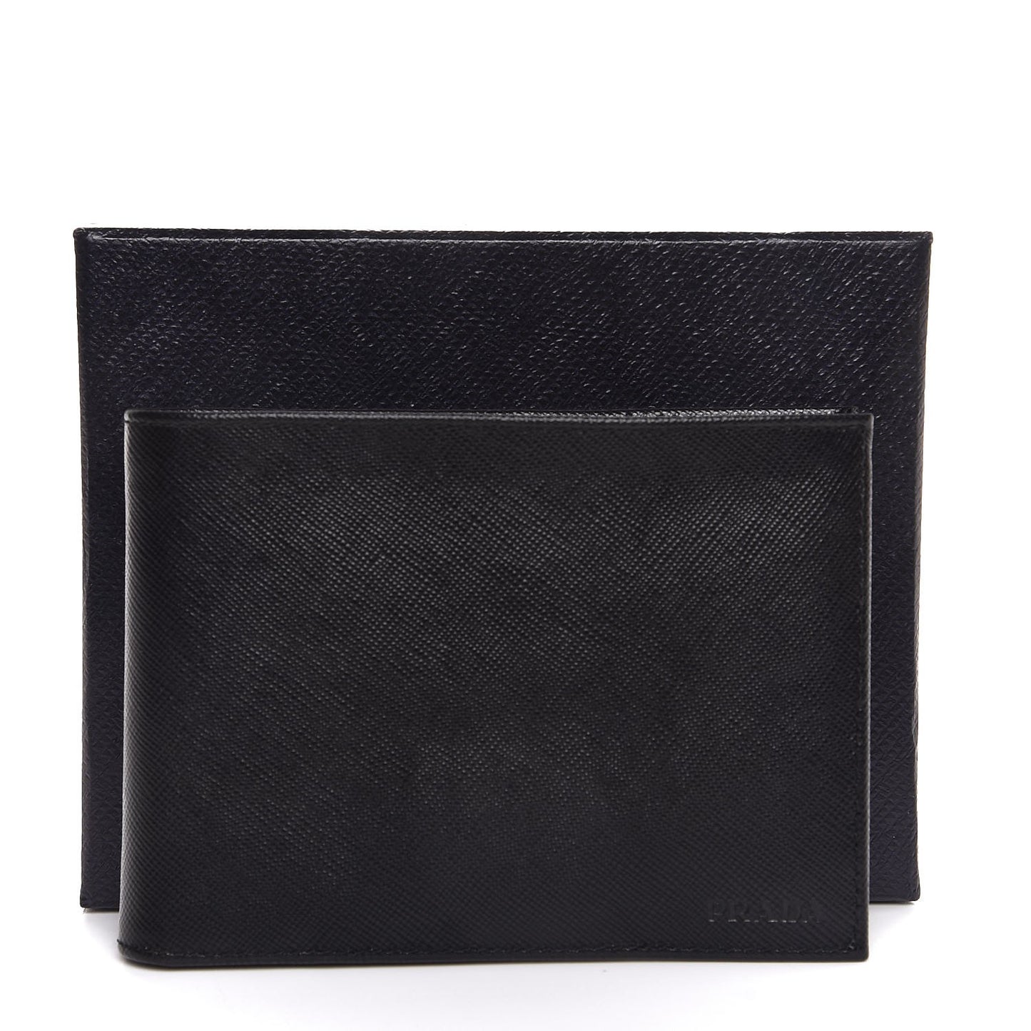 Saffiano Bi-Fold Wallet Black