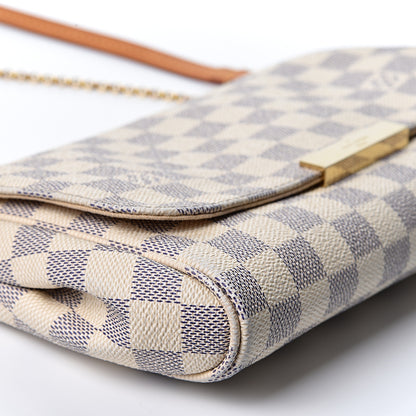 Louis Vuitton Damier Azur Favorite MM 8 of 9