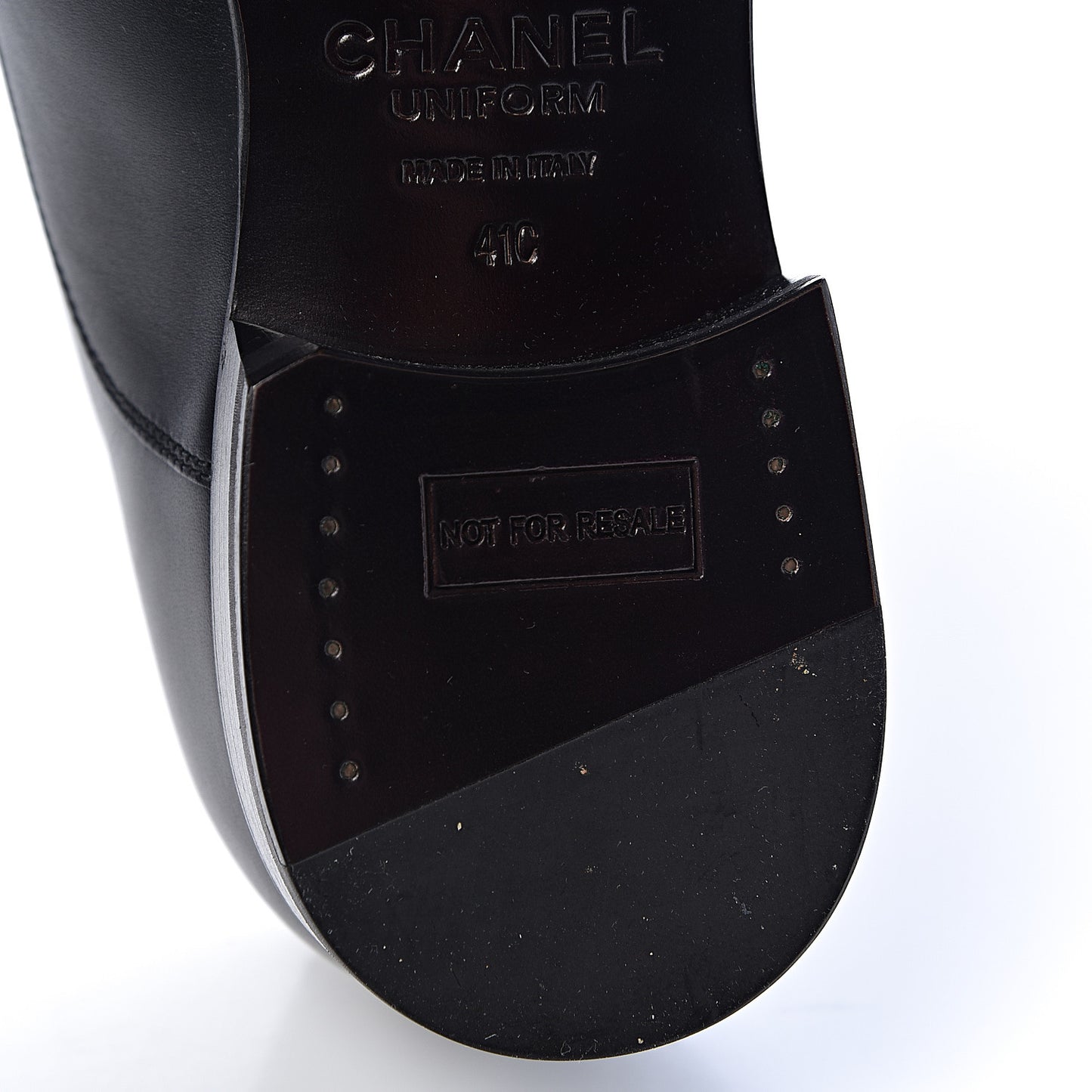 Calfskin Mens Loafers 41 Black
