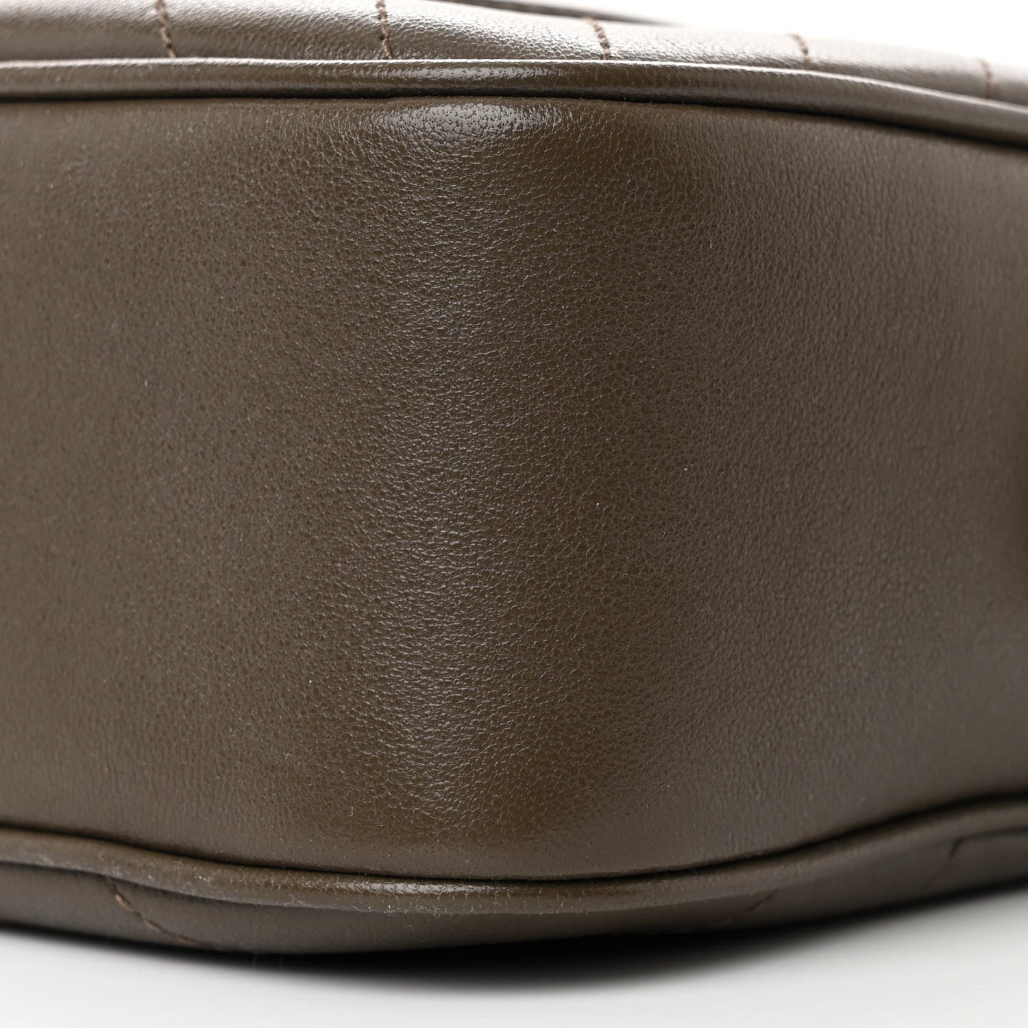 Gucci Sakai Be Green Calfskin Diagonal Stitched Small Blondie Shoulder Bag Craclet Brown 10 of 10