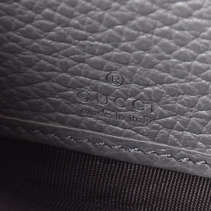 Gucci Dollar Calfskin GG Marmont Zip Around Wallet Grey 6 of 6