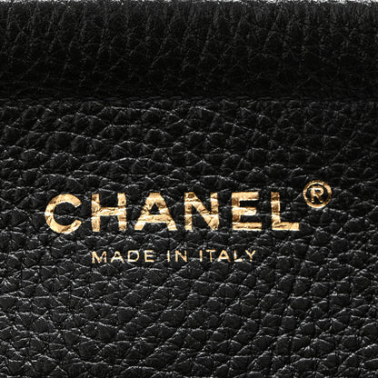 Chanel Grained Calfskin Boucle Urban Essentials Small Shopping Bag Ecru Black 6 of 10