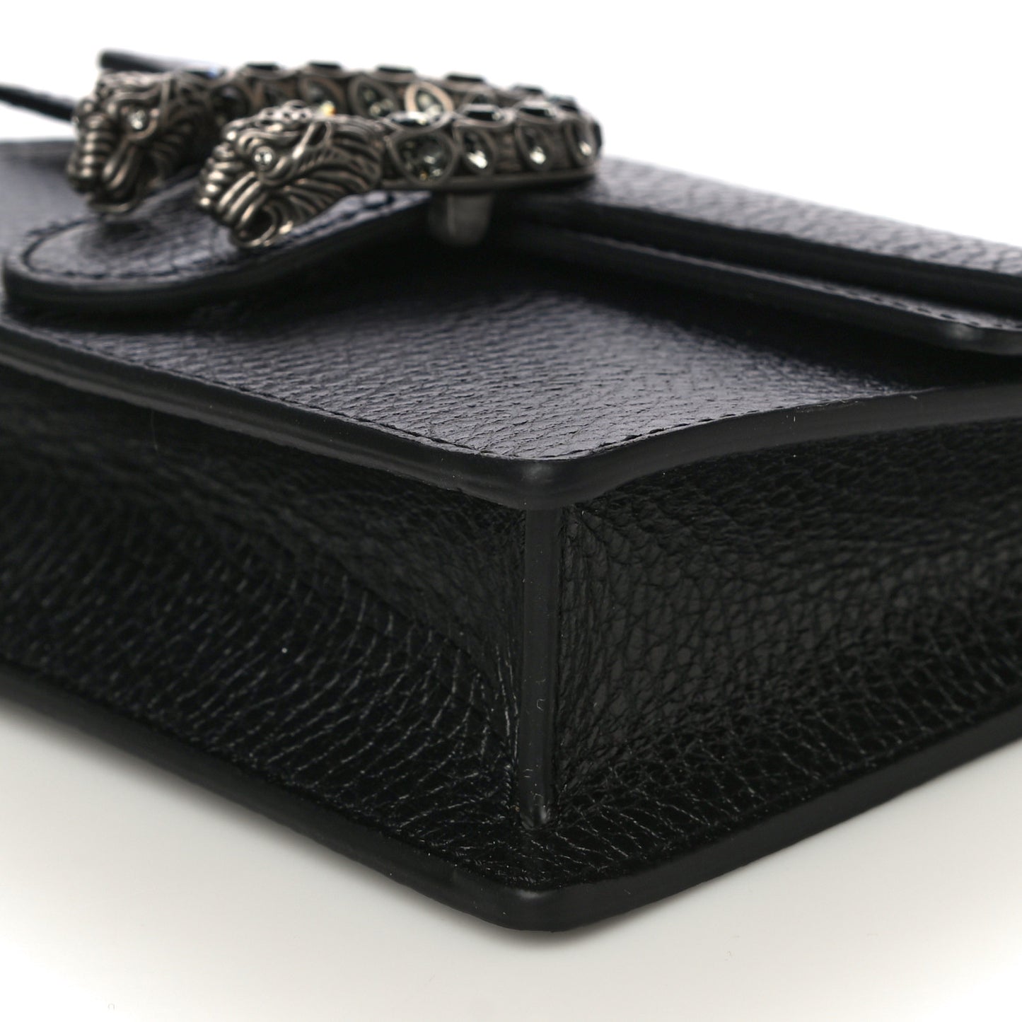 Calfskin Super Mini Dionysus Shoulder Bag Black
