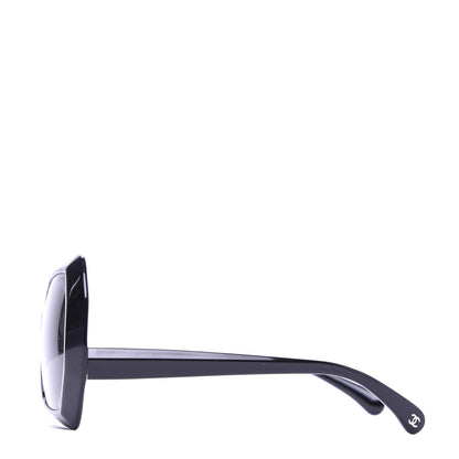 Chanel Acetate Oversized Sunglasses 5365 Black 3 of 7