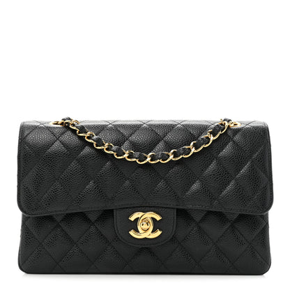 Chanel Caviar Quilted Small Double Flap Black 1 of 11