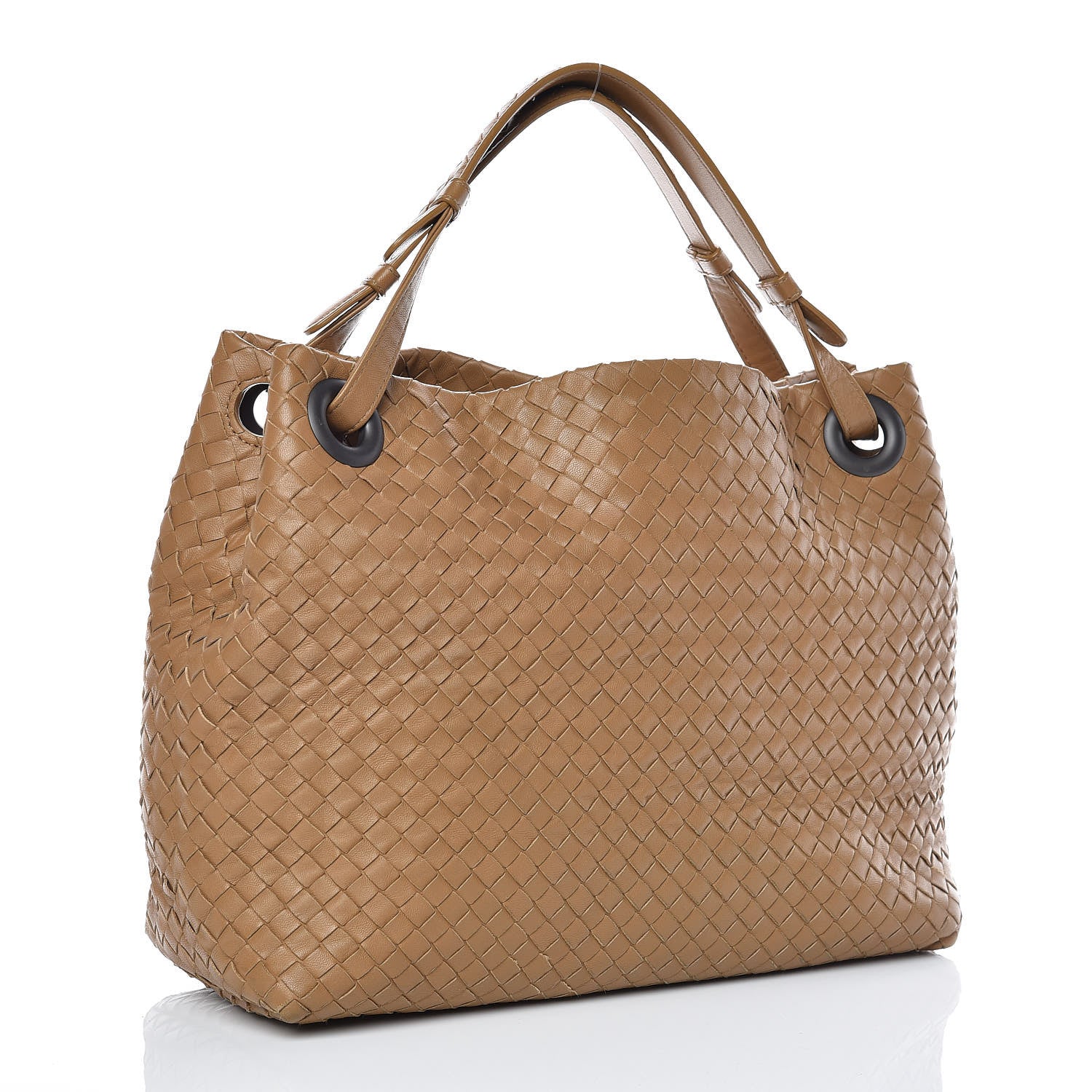 Bottega Veneta Nappa Intrecciato Medium Garda Shoulder Bag Camel 3 of 14