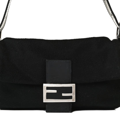 Fendi Wool Baguette Black 7 of 11