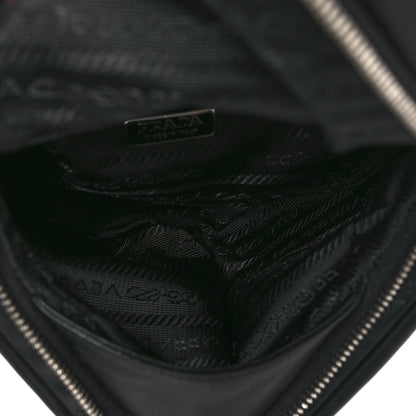 Prada Nappa Padded Signaux Triangle Crossbody Black 5 of 9