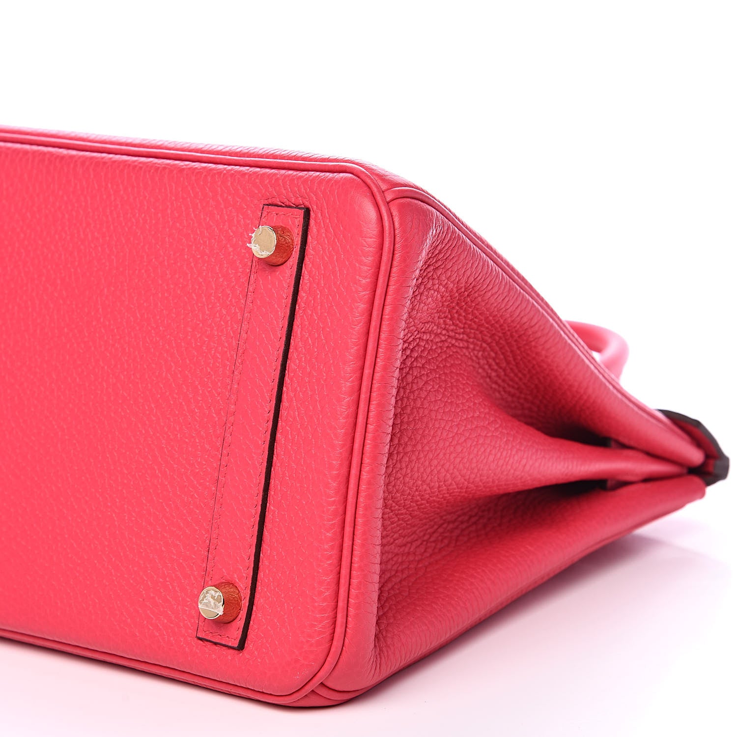 Hermes Taurillon Clemence Birkin 30 Rose Extreme 28 of 29