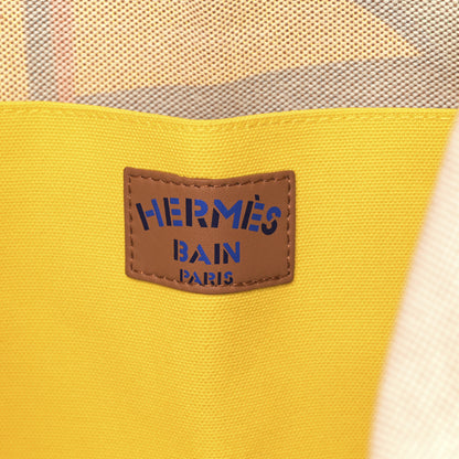 Hermes Canvas Apres la Vague Beach Bag 6 of 9