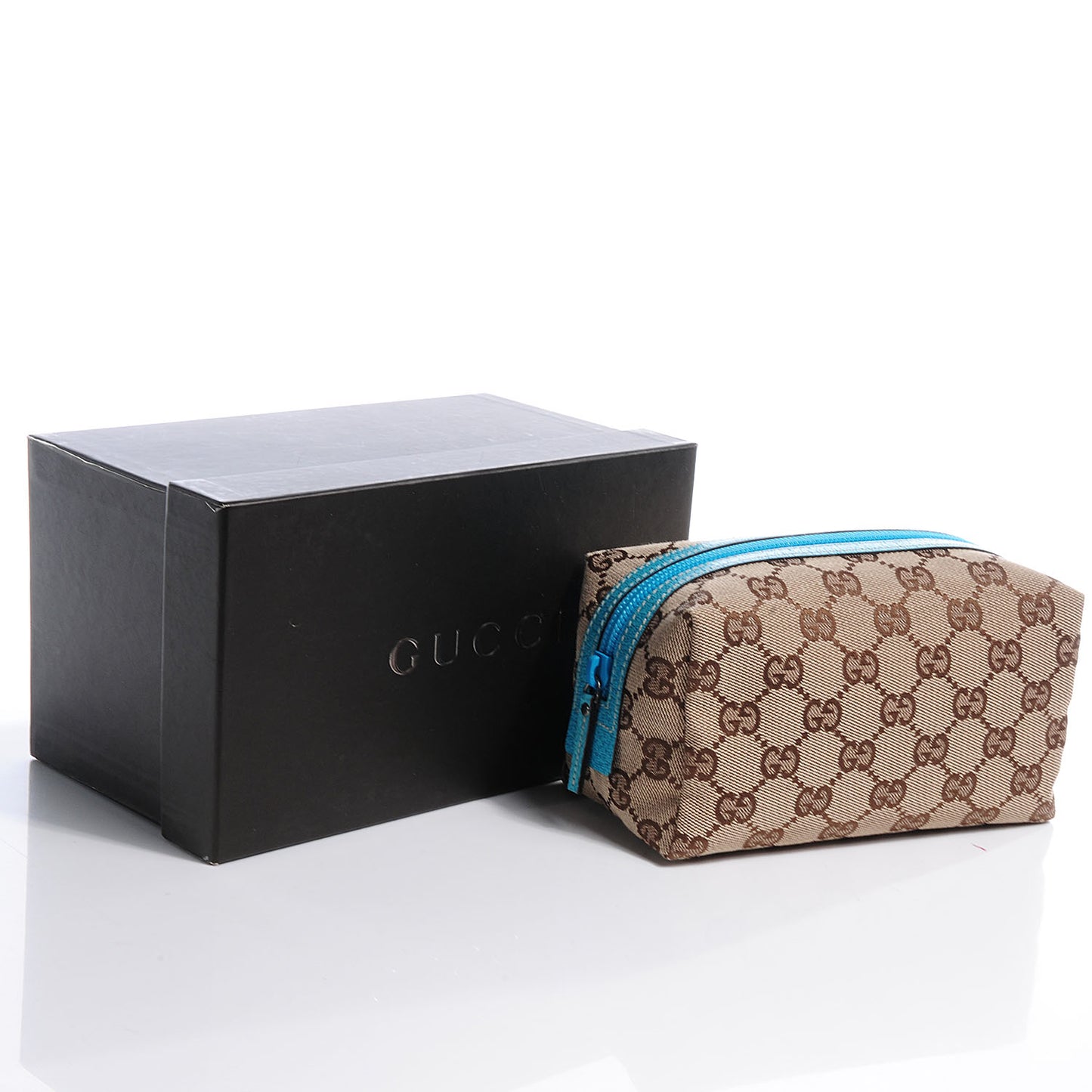 Monogram GG Cosmetic Case Turquoise