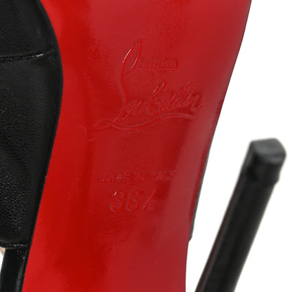 Christian Louboutin Calfskin Marlenarock 120 Pointed Toe Pumps 36.5 Black 7 of 7