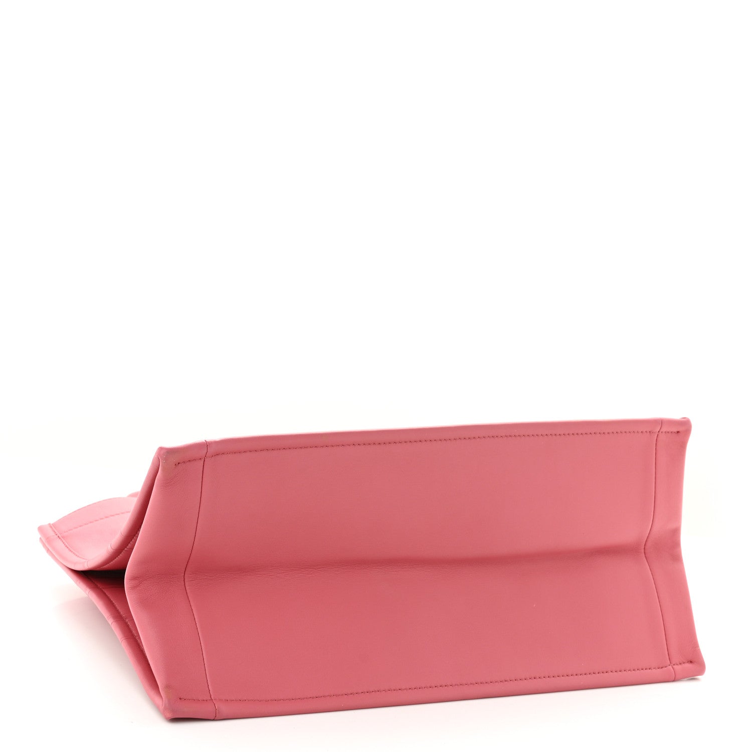 Christian Dior Calfskin Embossed Medium Book Tote Pink 4 of 10