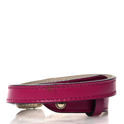 Bulgari Calfskin Serpenti Forever Double Coil Bracelet S Pink 3 of 5