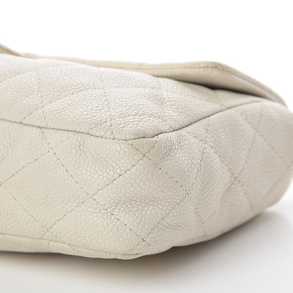 Chanel Caviar Quilted 2.55 Reissue East West Flap White 12 of 23
