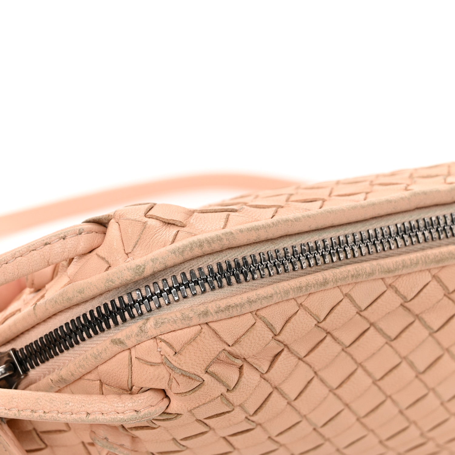Bottega Veneta Nappa Intrecciato Nodini Crossbody Messenger Nude 14 of 15