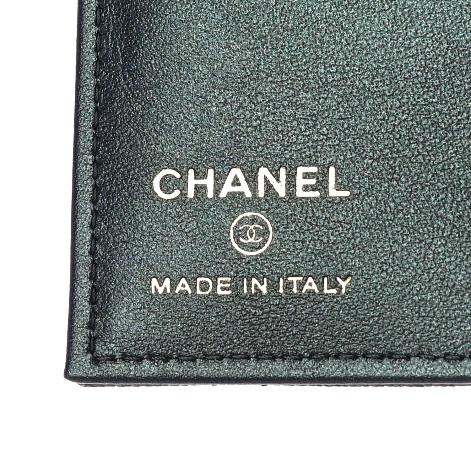 Chanel Iridescent Caviar Quilted Passport Holder Black 6 of 11