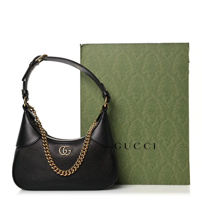 Gucci Goatskin Small Aphrodite Shoulder Bag Black 12 of 12