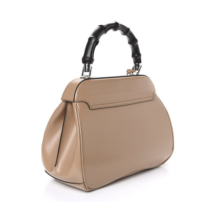 Gucci Regent Calfskin Bamboo Medium Lady Lock Top Handle Bag Dark Bamboo 2 of 9