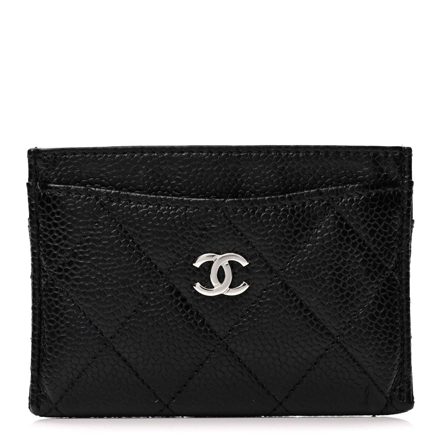 Chanel Caviar Quilted Card Holder Black 1 of 9