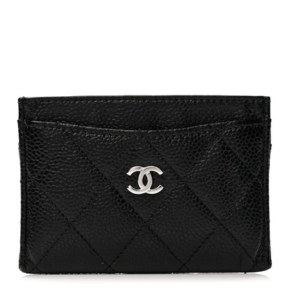 Chanel Caviar Quilted Card Holder Black 1 of 9