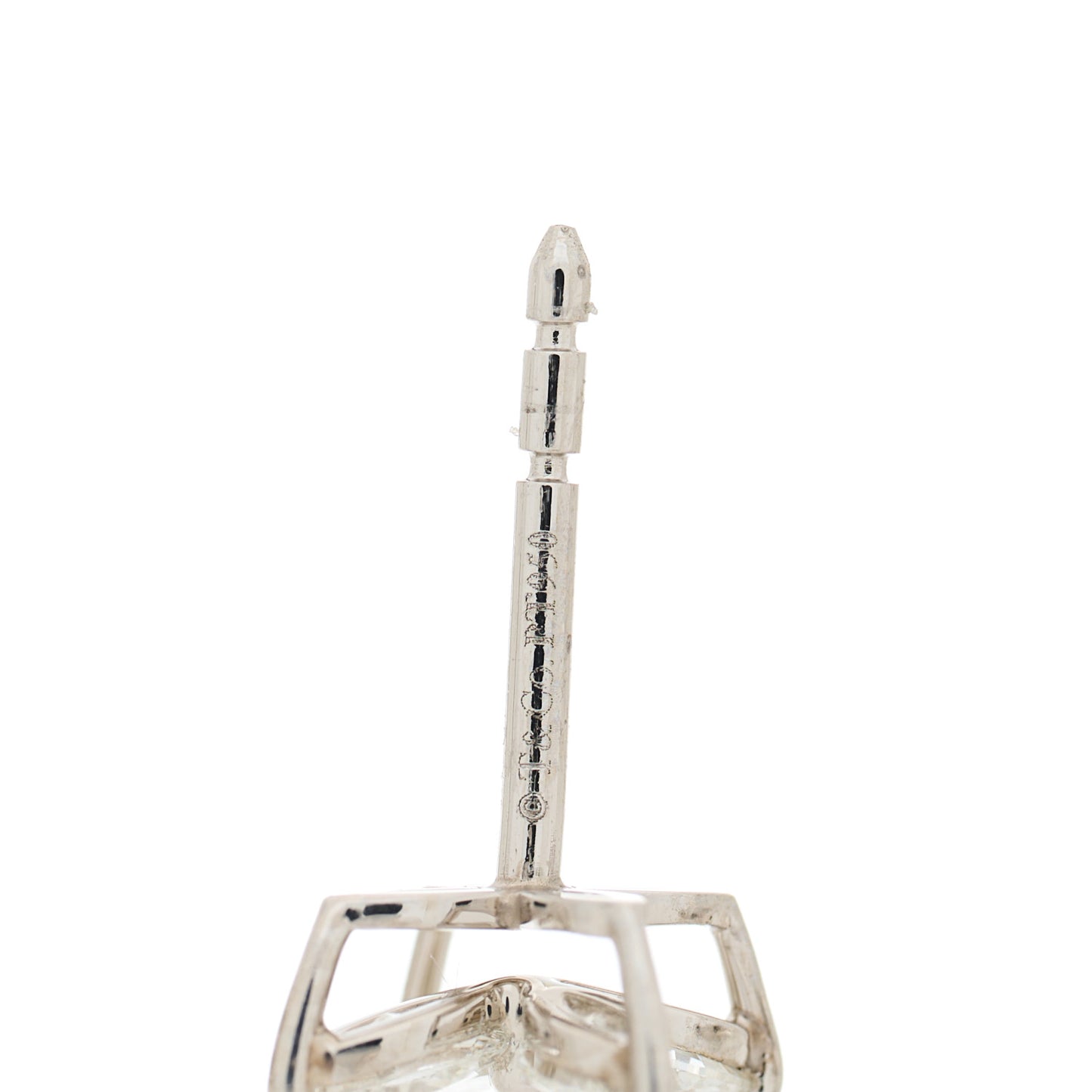 Platinum Diamond .19ct Mini Victoria Earrings