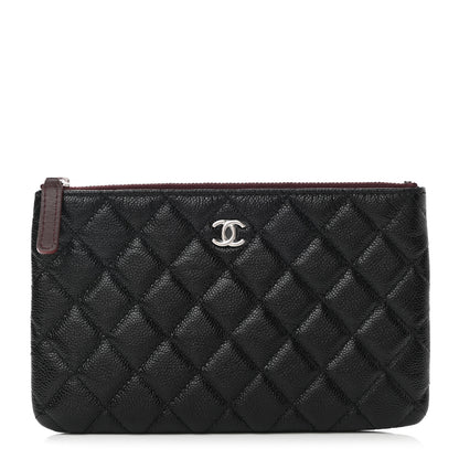 Chanel Caviar Quilted Cosmetic Case Black 1 of 7