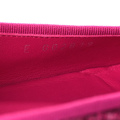 Chanel Tweed Grosgrain Cap Toe Ballerina Flats 40 Fuchsia Black 8 of 9
