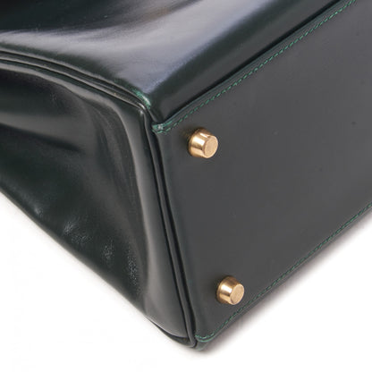 Hermes Box Kelly Sellier 32 Vert Fonce 9 of 32