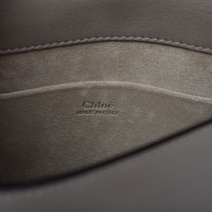 Chloe Calfskin Suede Small Nile Bracelet Bag Motty Grey 8 of 10