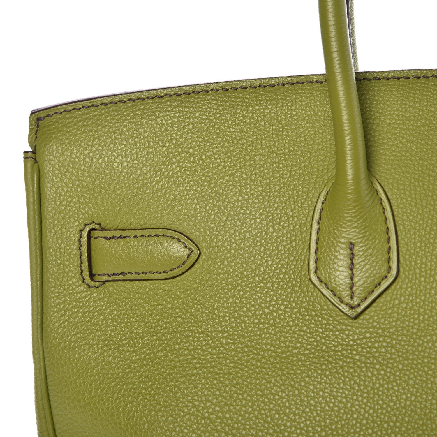 Hermes Togo Birkin 35 Vert Anis 31 of 41