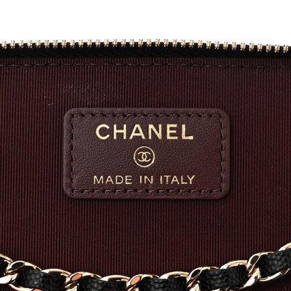 Chanel Caviar Quilted Small Vanity Case With Chain Black 6 of 13