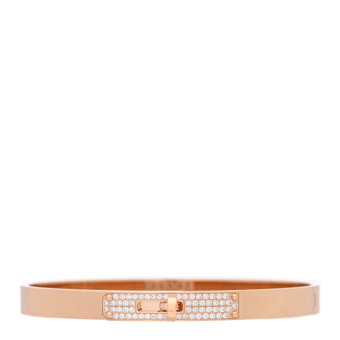 18K Rose Gold Diamond PM Kelly Pave Bracelet SH