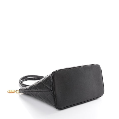 Chanel Caviar Quilted Medallion Tote Black 3 of 9