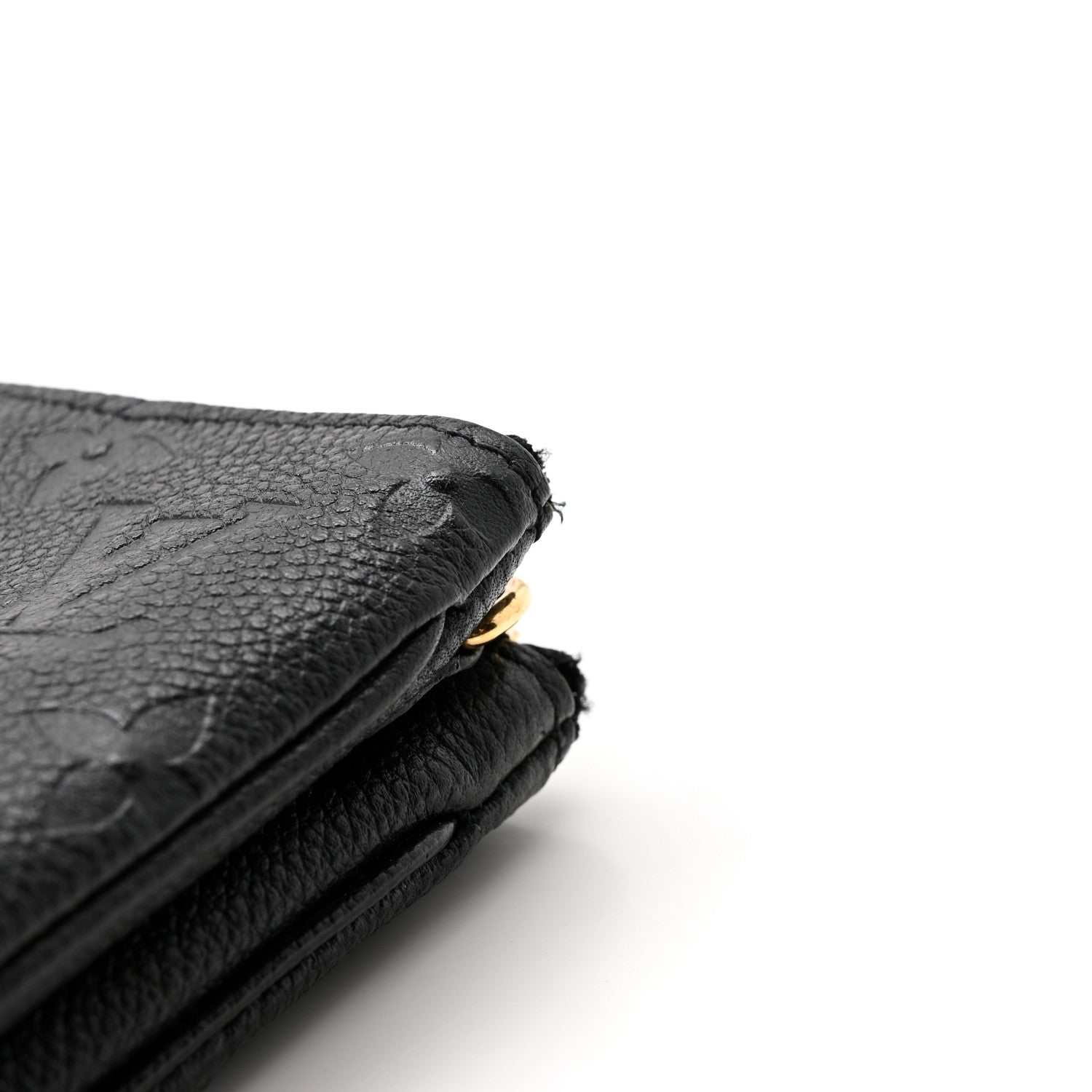 Louis Vuitton Empreinte Double Zip Pochette Black 11 of 13
